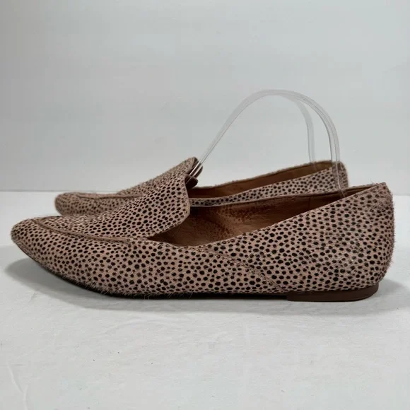 Madewell The Frances Skimmer Loafer In Calf Hair Muted Shell Multi Women Size 10 - Picture 6 of 13